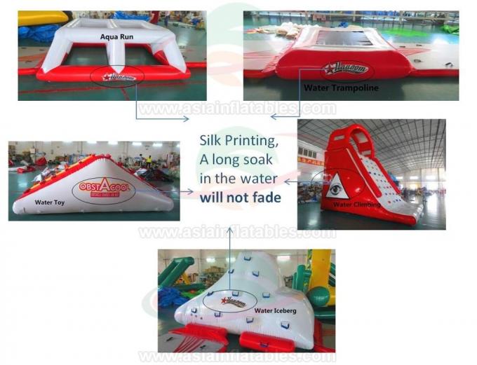 Των Μάγια επιπλέον πάρκο σειράς μαθημάτων εμποδίων Inflatabled Aqua WaterPark/παραλιών για το ενοίκιο