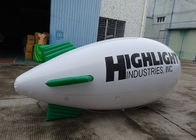 Custom Advertising Inflatable Red Airship Blimp Zeppelin With Full Printing