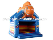 Novel lovely fish shape commercial inflatable combo for sale