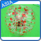 Custom Made Red Dots Inflatable Human Soccer Bubble Ball for Football
