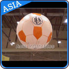 Football Helium Balloon And Blimps , Soccer Advertising Ball Inflatable Sports