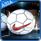 Football Helium Balloon And Blimps , Soccer Advertising Ball Inflatable Sports