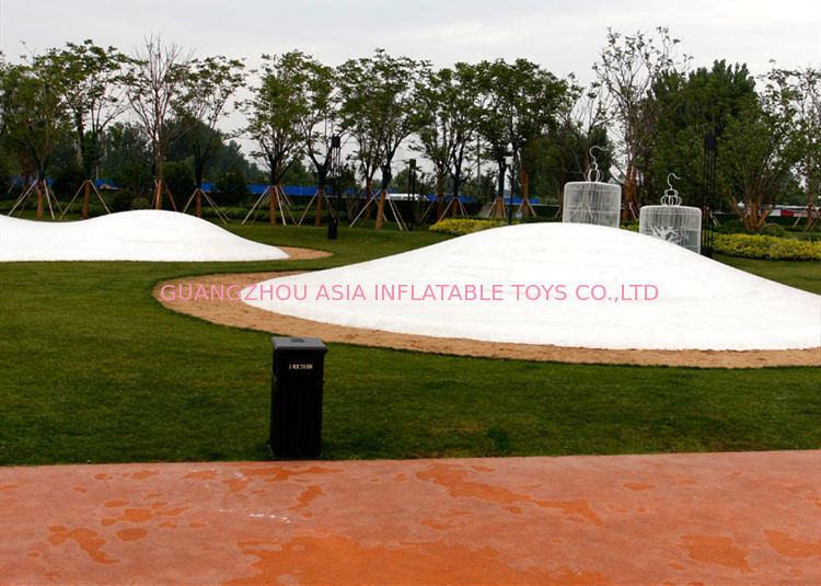 UV Protection Outdoor Inflatable Playground Jumping Cloud For Children