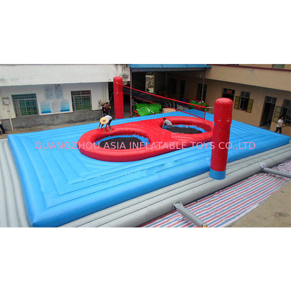 Inflatable Round Interactive Sport Game Bossaball Court for Sale
