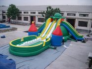 PVC Inflatable Turtle Water Slide For Water Park Games